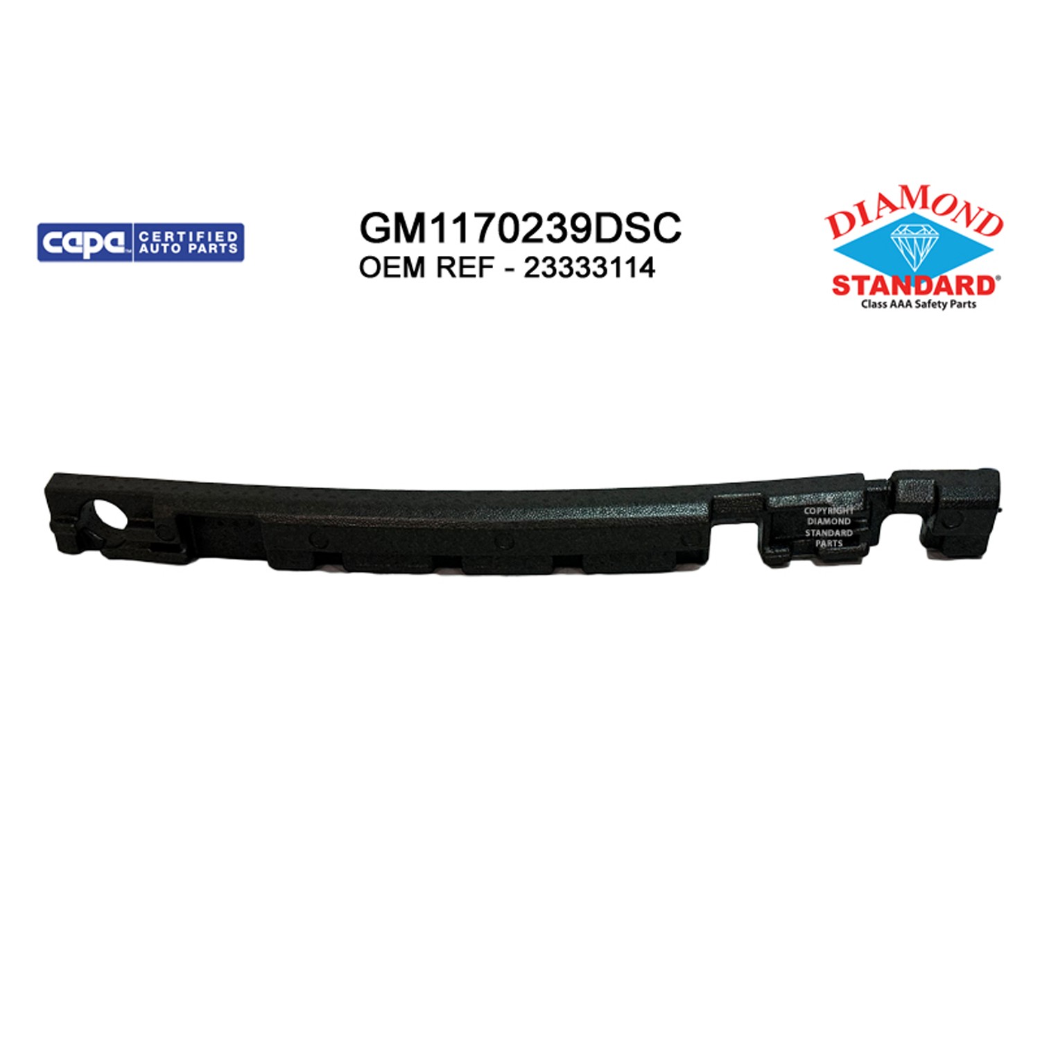 Bumper Impact Absorber Rear CAPA for Chevrolet Equinox 2018–2022