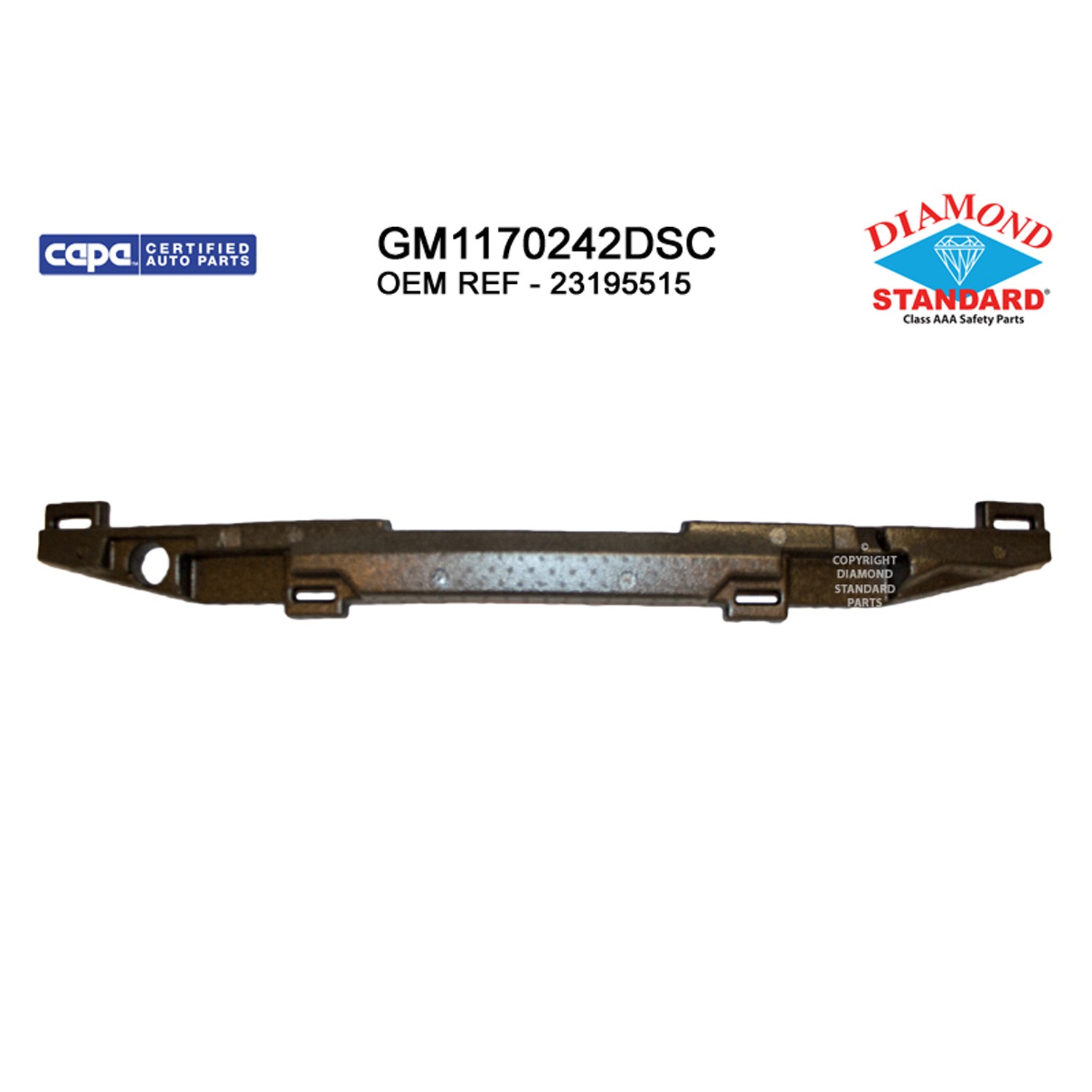 Bumper Impact Absorber Rear CAPA for GMC Terrain 2018–2021