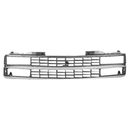 Grille Assembly w/Composite Headlamps Chrome w/Quad Headlamps for Chevrolet Blazer C1500 C1500 Suburban C2500 C2500 Suburban C3500 K1500 K1500 Suburban K2500 K2500 Suburban K3500