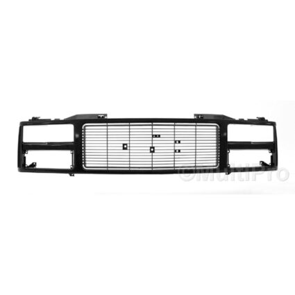 Grille Assembly w/Quad Sealed Beam Lamps Black for GMC C1500 C2500 C3500 K1500 K2500 K3500