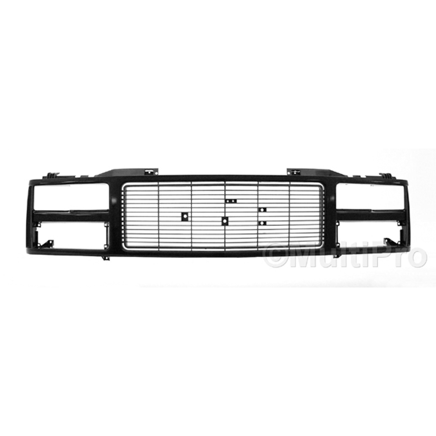 Grille Assembly w/Quad Sealed Beam Lamps Black for GMC C1500 C2500 C3500 K1500 K2500 K3500