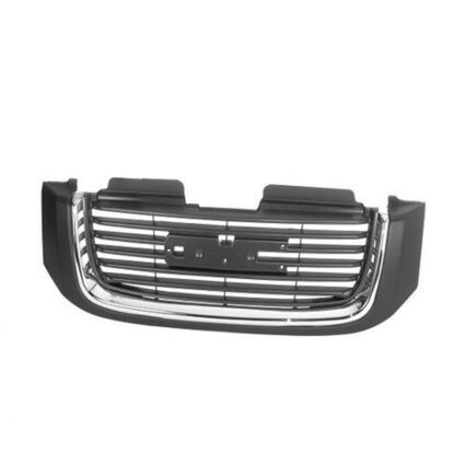 Grille Assembly w/o Washer Nozzle Holes Chrome for GMC Envoy SLT SLE 2002–2005