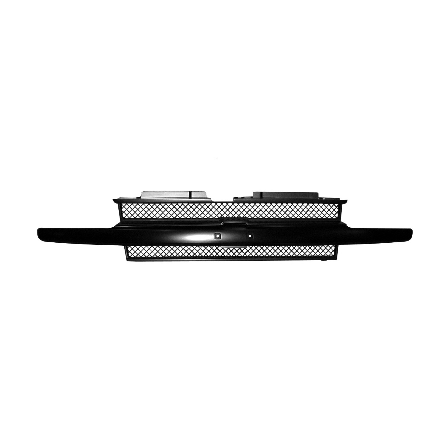 Grille Assembly w/o Headlamp Washers Black for Chevrolet Trailblazer 2002–2005