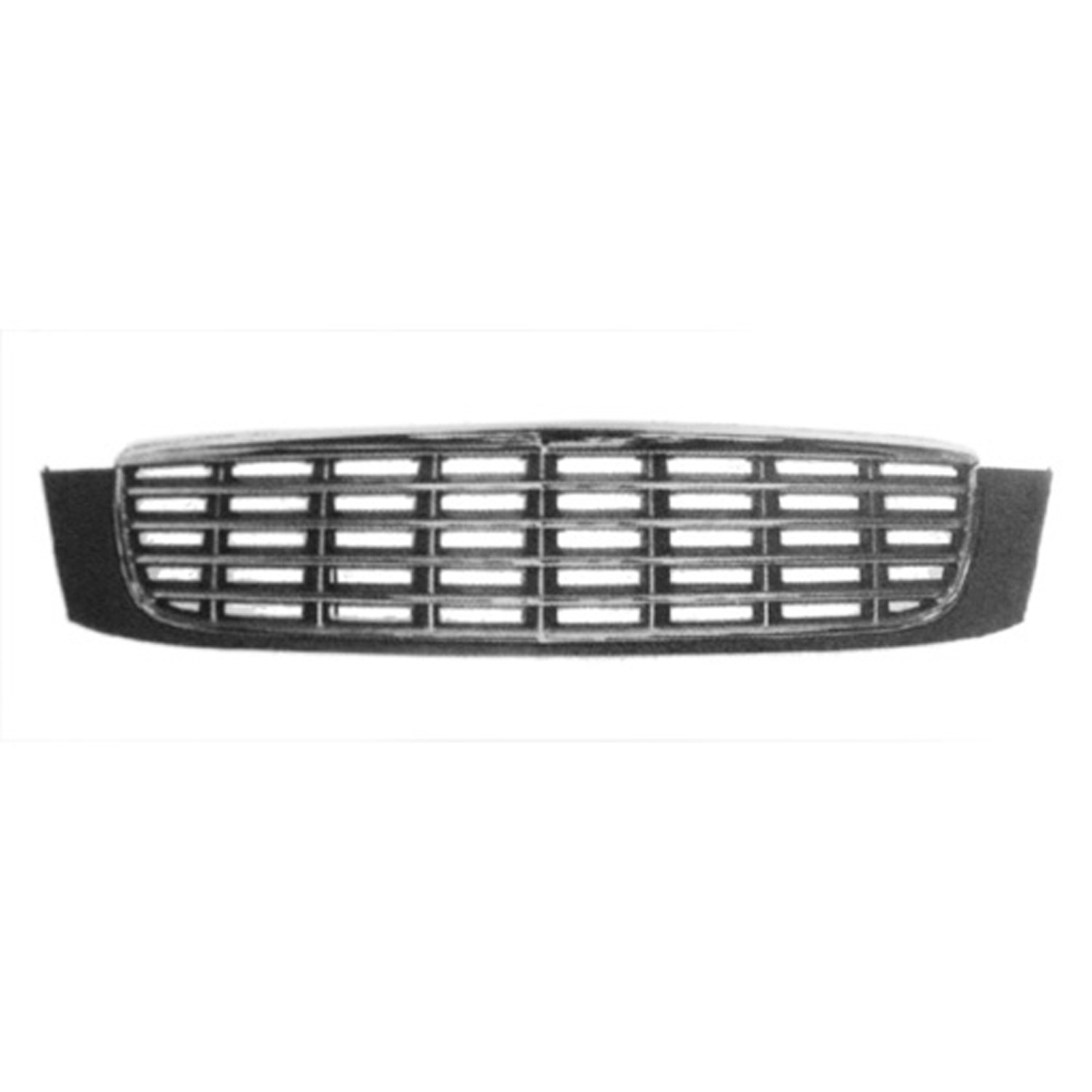 Grille Assembly w/o RPO-TL4 Primed for Cadillac DeVille Base 2000–2005