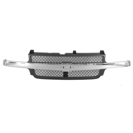 Grille Assembly Chrome & Black for Chevrolet Silverado 2500 HD Silverado 3500
