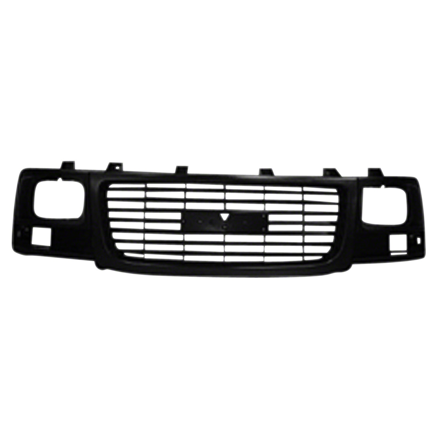 Grille Assembly Black w/Sealed Beam Headlamps CAPA for GMC Savana 1500 Savana 2500 Savana 3500