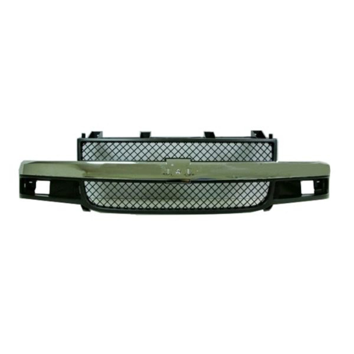 Grille Assembly Chrome CAPA for Chevrolet Express 1500 Express 2500 Express 3500
