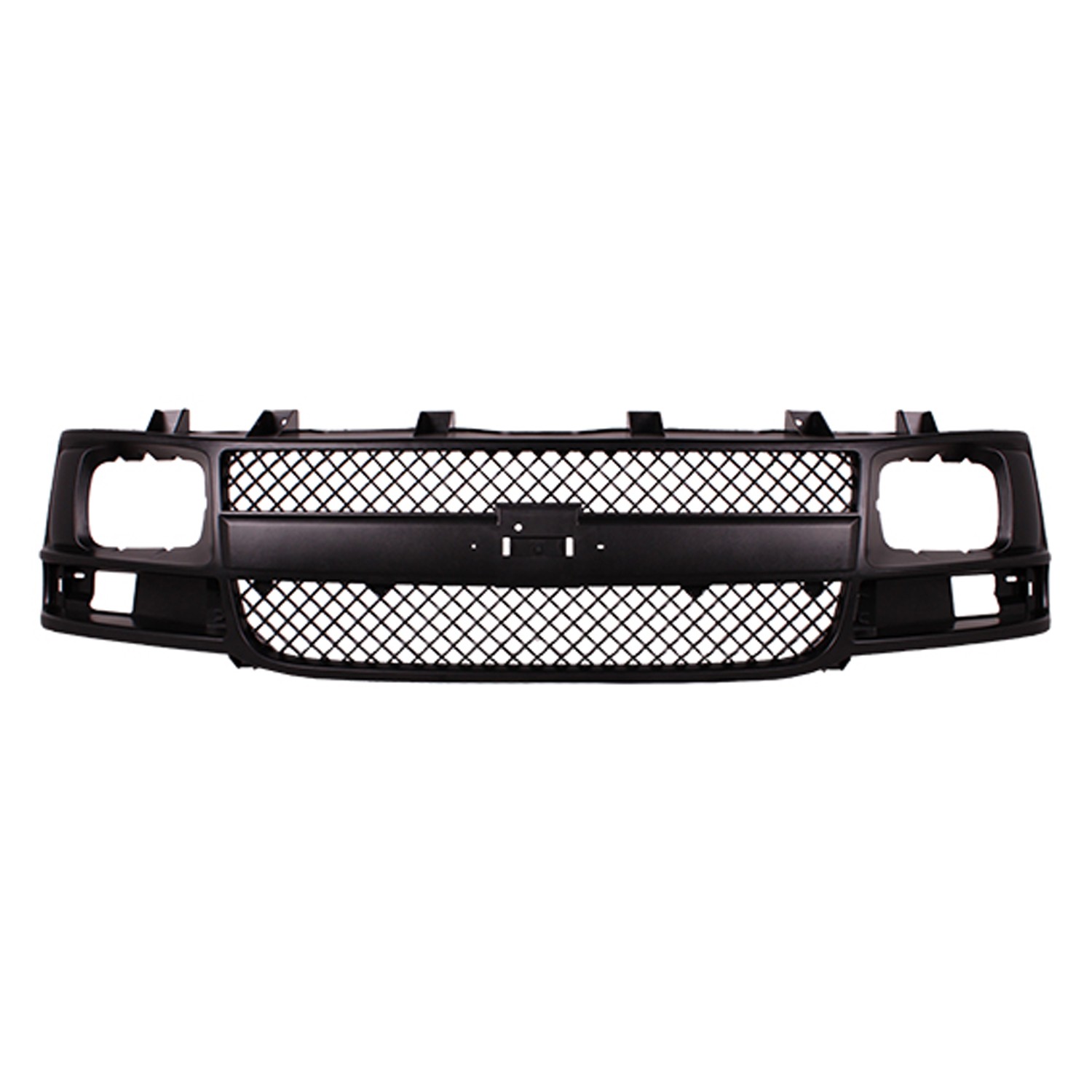 Grille Assembly Black/Gray CAPA for Chevrolet Express 1500 Express 2500 Express 3500
