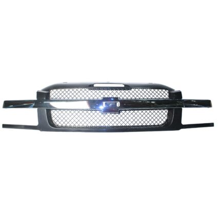 Grille Assembly Black w/RPO-41U w/Body Cladding for Chevrolet Avalanche 1500 Avalanche 2500