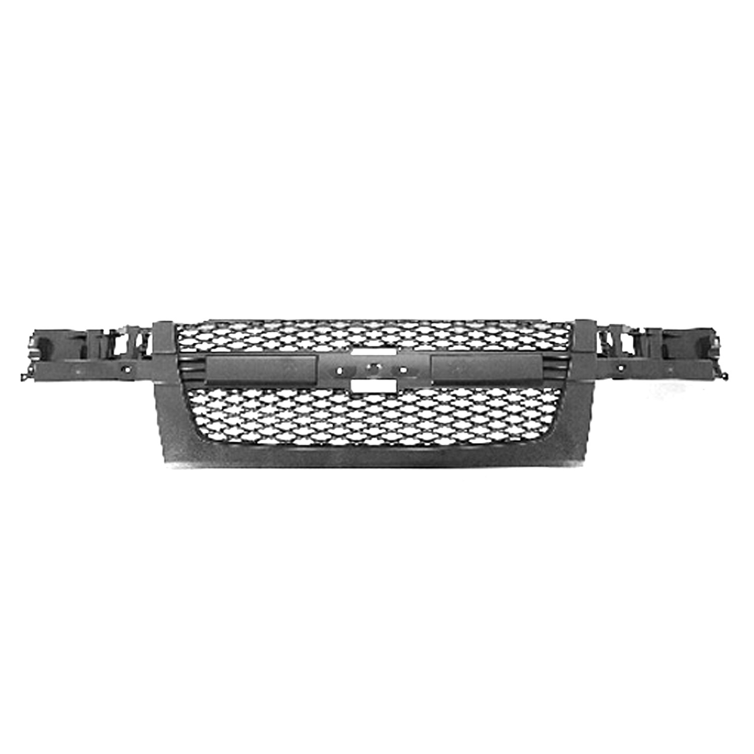 Grille Assembly w/2 Piece Grille Gray for Chevrolet Colorado LS LT 2004–2009