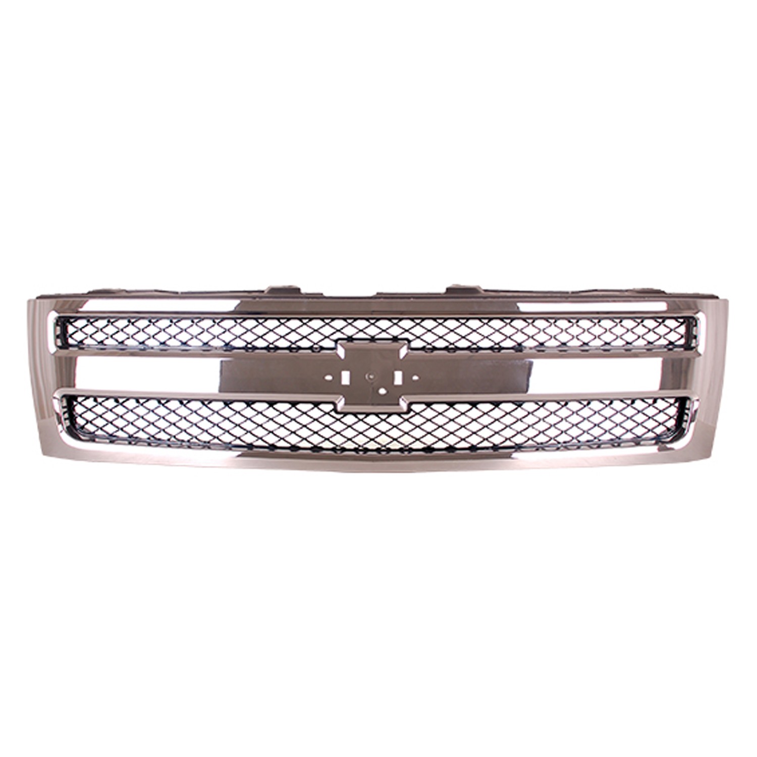 Grille Assembly Factory Installed Chrome CAPA for Chevrolet Silverado 1500 2007–2012