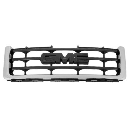 Grille Assembly W/T/SL Chrome Black/Chrome CAPA for GMC Sierra 1500 2007–2013