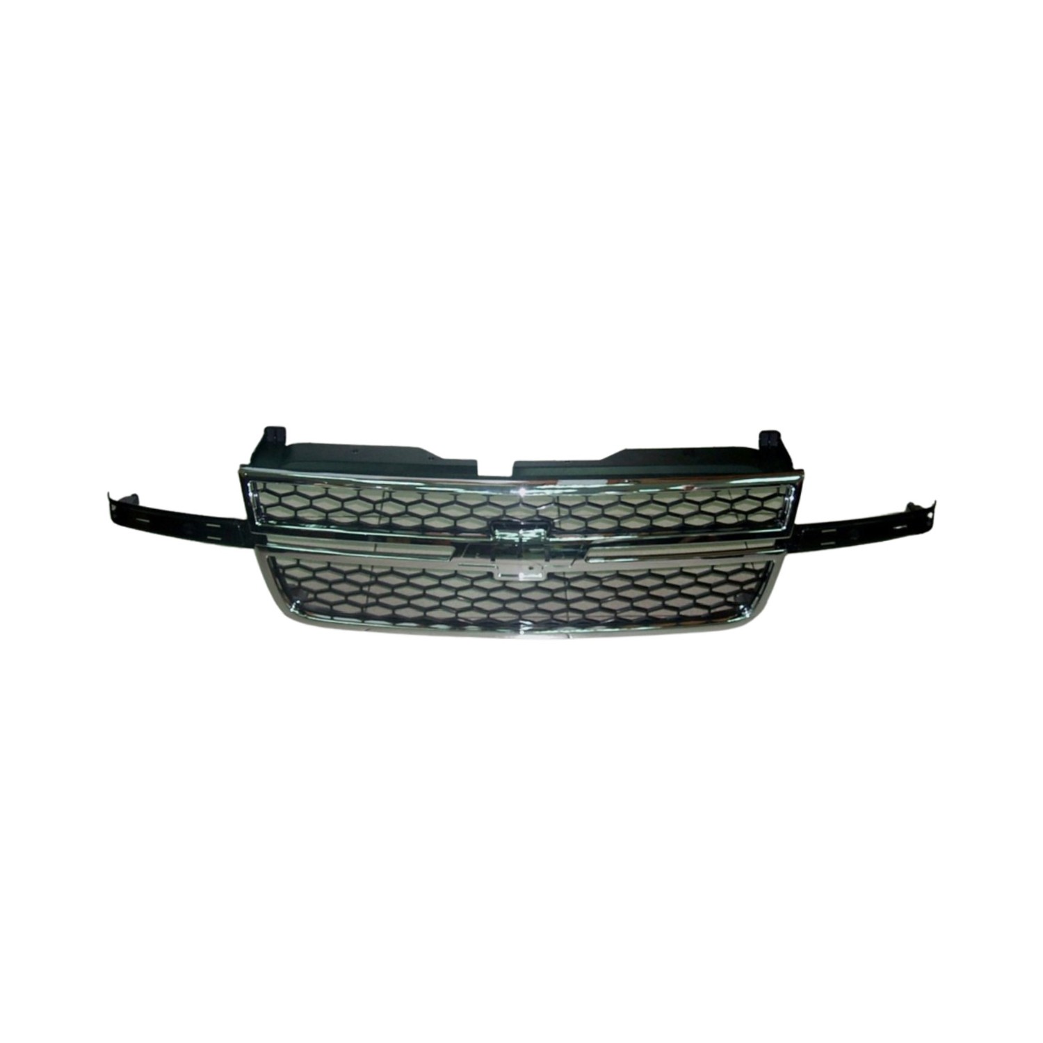 Grille Assembly Matte Black w/Chrome Frame w/Dale Earnhardt Pkg for Chevrolet Silverado 1500 Silverado 1500 Classic