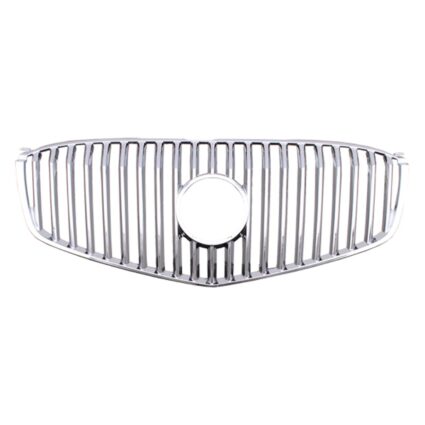 Grille Assembly w/o Mouldings w/o Emblem Bright Chrome CAPA for Buick Lucerne 2008–2010
