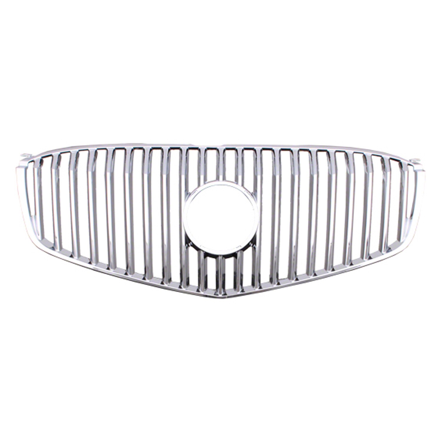 Grille Assembly w/o Mouldings w/o Emblem Bright Chrome CAPA for Buick Lucerne 2008–2010