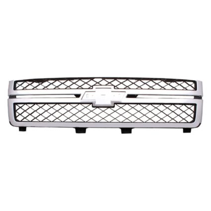 Grille Assembly Chrome w/o Z71 Pkg for Chevrolet Silverado 2500 HD Silverado 3500 HD