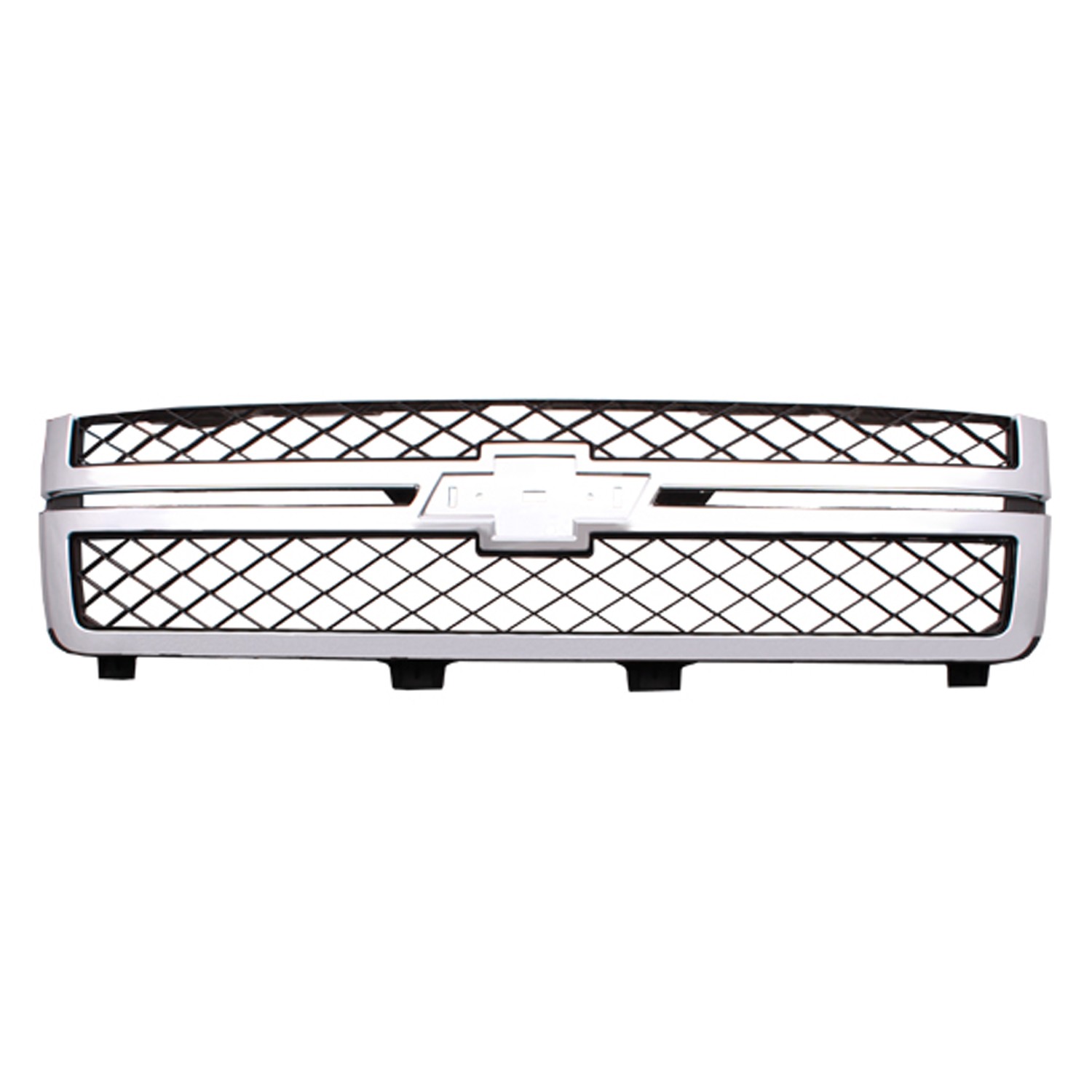 Grille Assembly Chrome w/o Z71 Pkg for Chevrolet Silverado 2500 HD Silverado 3500 HD