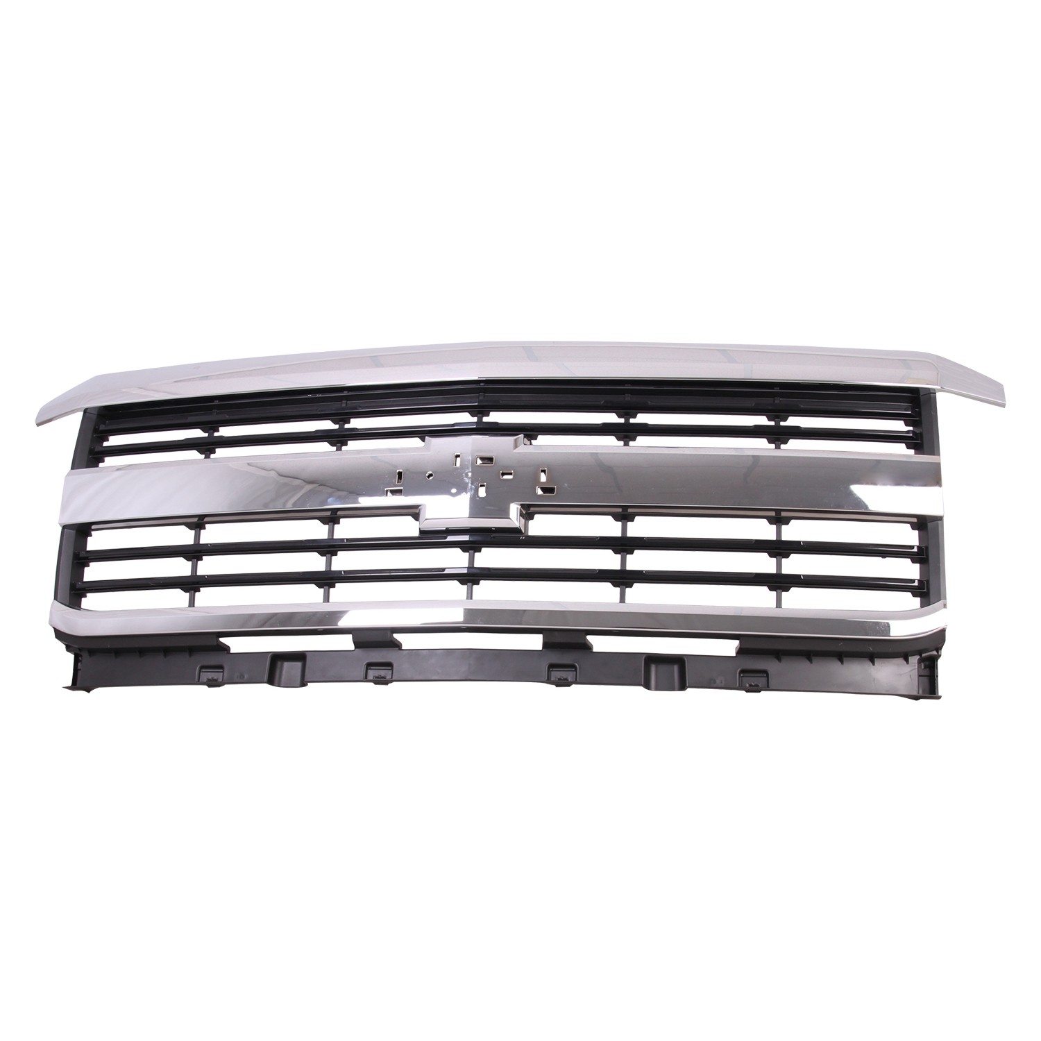 Grille Assembly w/o Premium Pkg w/Z71 Pkg Matte Finish CAPA for Chevrolet Silverado 2500 HD LTZ 2015–2017