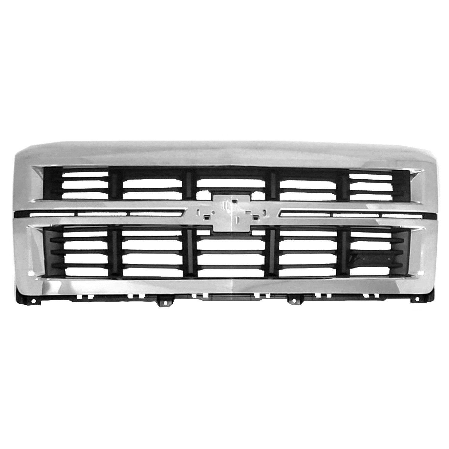 Grille Assembly w/Z71 Pkg 1st Design Chrome CAPA for Chevrolet Silverado 1500 LT LTZ 2014–2015