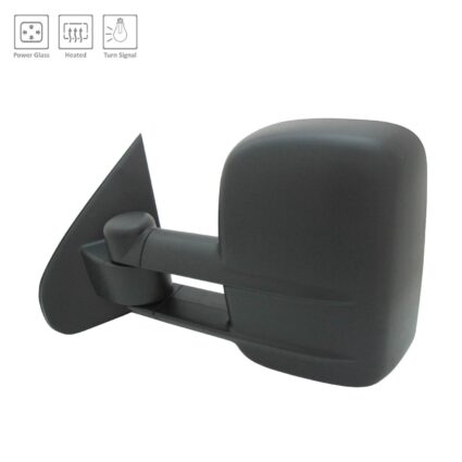 Door Mirror Assembly Left Trailer Tow Type Power w/o Signal Lamps for Chevrolet Silverado 1500 GMC Sierra 1500 Sierra 2500 HD Sierra 3500 HD