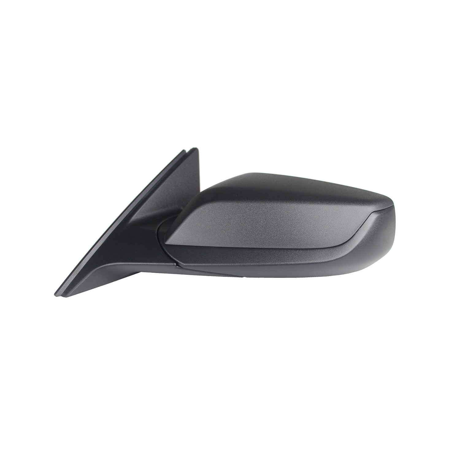 Door Mirror Left Flat w/Cover Textured Black for Chevrolet Malibu L LS RS 2016–2024