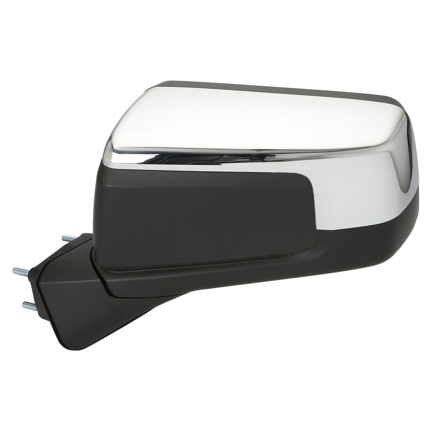 Door Mirror Assembly Left Power Folding Manual Folding Standard w/o BSD w/o Auto Dimming w/o Lamp w/Cover Chrome for Chevrolet Silverado 1500 Silverado 1500 LTD