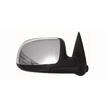 Door Mirror Assembly Right Standard Style Power Remote Heated Chrome for Chevrolet Silverado 1500 GMC Sierra 1500