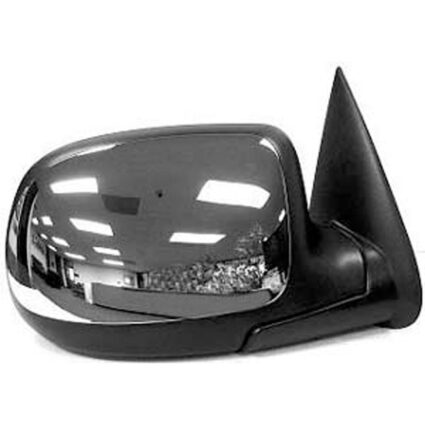 Door Mirror Assembly Right Standard Style Manual Remote w/Chrome Cover for Chevrolet Silverado 1500 Suburban 1500 Suburban 2500 Tahoe GMC Sierra 1500 Yukon Yukon XL 1500