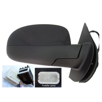 Door Mirror Assembly Right w/o Off Road Pkg w/Courtesy Lamp w/Arrow Signal Indicator for Chevrolet Avalanche Suburban 1500 Suburban 2500 Tahoe GMC Yukon Yukon XL 1500