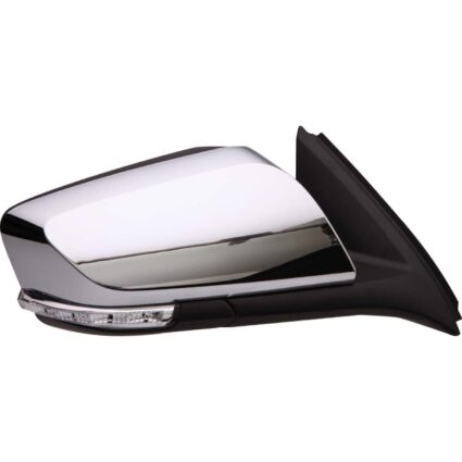 Door Mirror Assembly Right w/Signal Lamps w/o BLIS w/Cover w/o Dimmer Chrome for Chevrolet Impala LT Premier 2014–2020