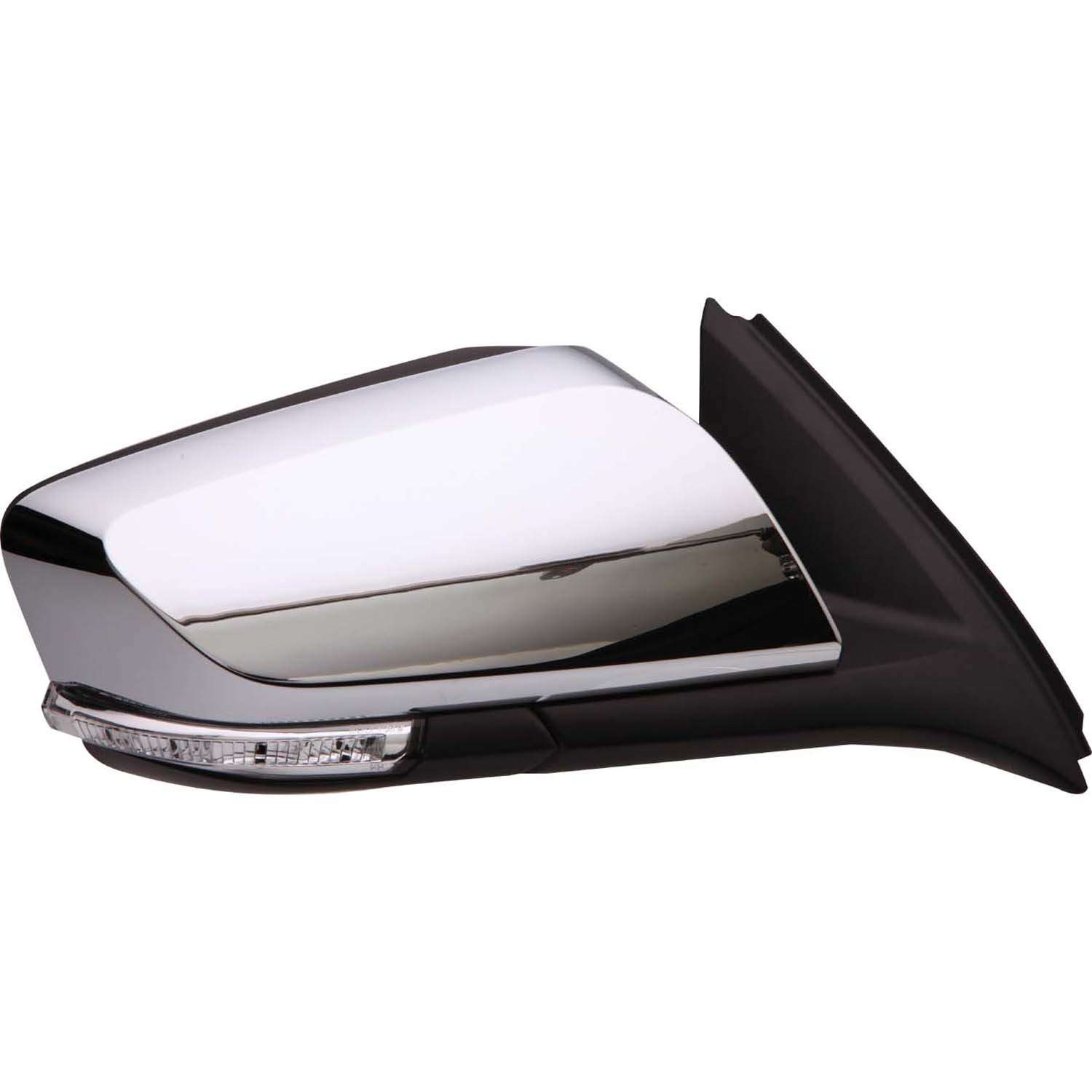 Door Mirror Assembly Right w/Signal Lamps w/o BLIS w/Cover w/o Dimmer Chrome for Chevrolet Impala LT Premier 2014–2020