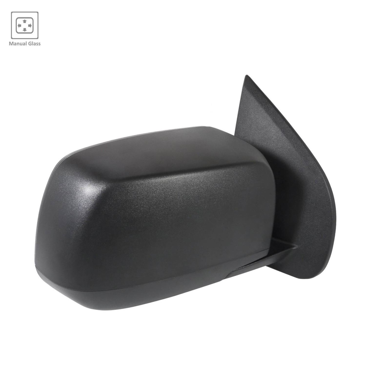Door Mirror Assembly Right Manual Non-Heated Textured for Chevrolet Colorado GMC Canyon