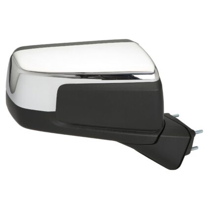 Door Mirror Assembly Right Power Folding Manual Folding Standard w/o BSD w/o Auto Dimming w/o Lamp w/Cover Chrome for Chevrolet Silverado 1500 Silverado 1500 LTD
