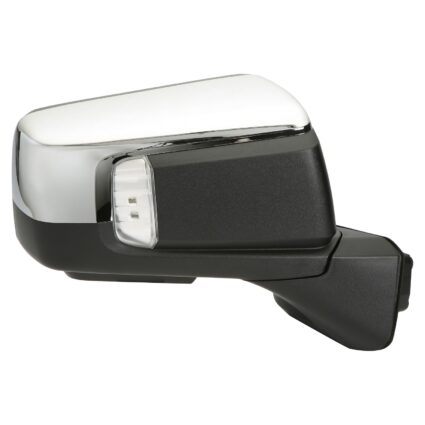 Door Mirror Assembly Right Power Folding w/o Surround View Camera w/o Blind Spot Chrome for GMC Sierra 1500 Sierra 1500 Limited