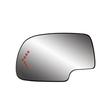 Door Mirror Glass Left Heated w/Signal Lamps w/Light Sensitive for Cadillac Escalade Escalade EXT Chevrolet Avalanche 1500 Avalanche 2500 Silverado 1500 Silverado 1500 Classic Suburban 1500 Suburban 2500 Tahoe GMC Sierra 1500 Sierra 1500 Classic Yukon Yukon XL 1500