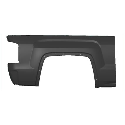 Truck Bed Panel Right Standard Bed Outer Panel Assembly CAPA for GMC Sierra 1500 Sierra 1500 Limited