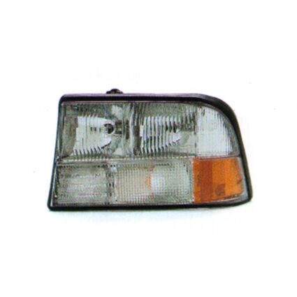 Headlight Assembly Composite Left w/o HID w/o Fog Lamps for GMC Jimmy Sonoma Oldsmobile Bravada