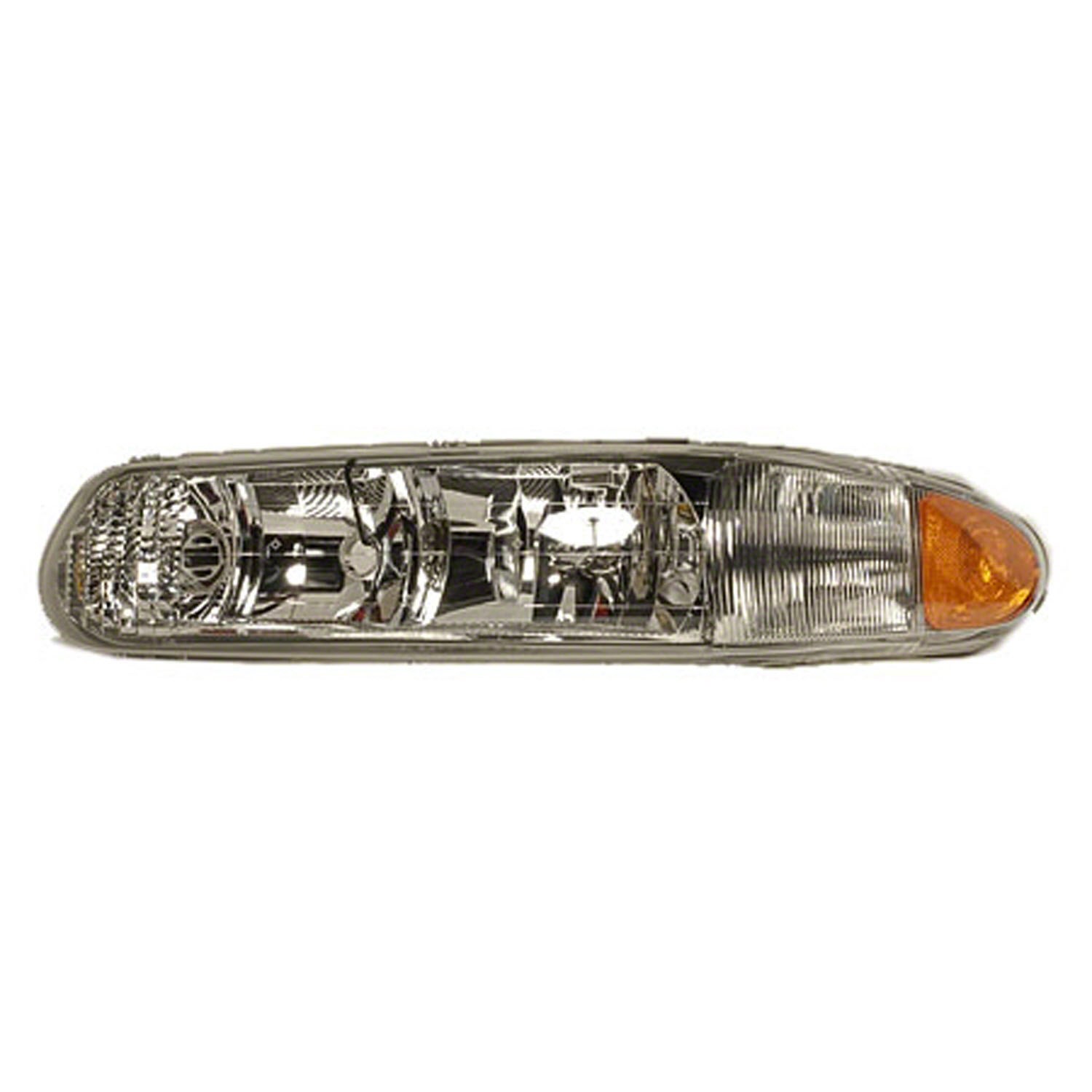 Headlight Assembly Composite Left w/o Bulbs or Sockets w/o Corner Lamp for Buick Century Regal