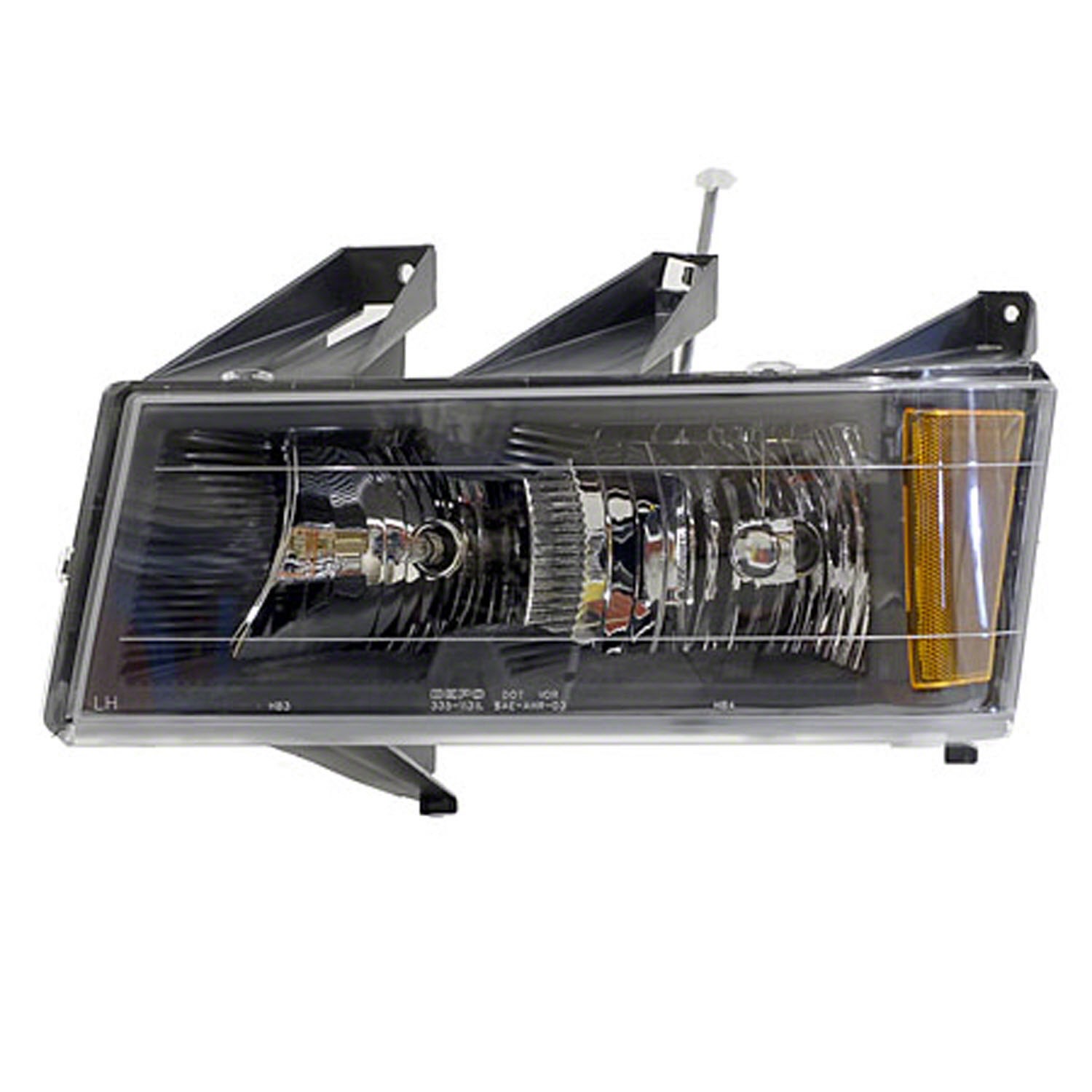 Headlight Assembly Composite Left Except Extreme w/Black Bezel for Chevrolet Colorado GMC Canyon