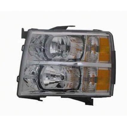 Headlight Assembly Composite Left for Chevrolet Silverado 1500 Silverado 2500 HD Silverado 3500 HD