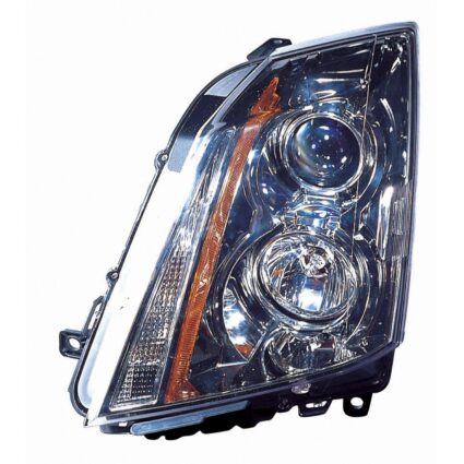 Headlight Assembly Composite Left Halogen CAPA for Cadillac CTS Sedan Wagon Coupe Base Premium Luxury Performance Coupe 3.6L 3.0L 2008–2014