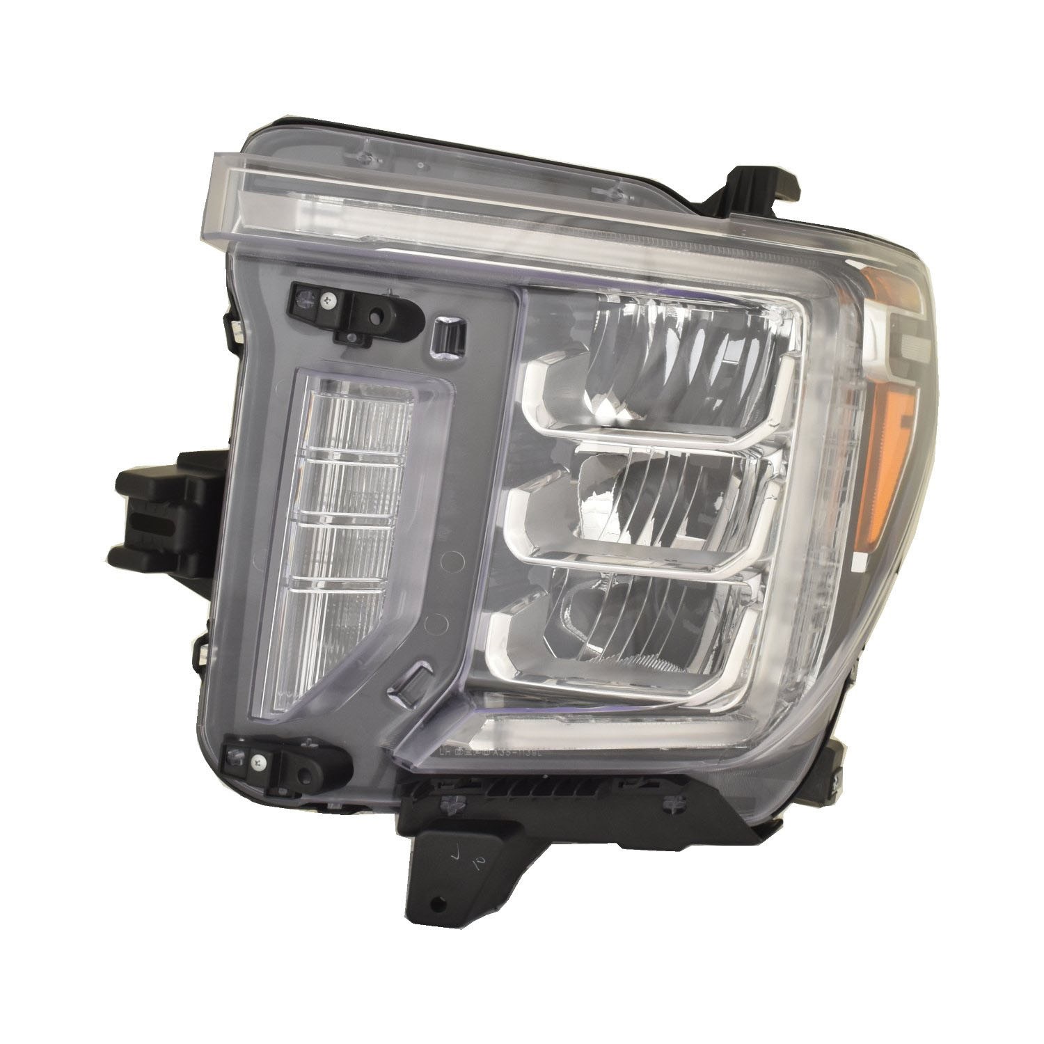 Headlight Assembly Composite Left w/LED Signal Lamp CAPA for GMC Sierra 2500 HD Sierra 3500 HD