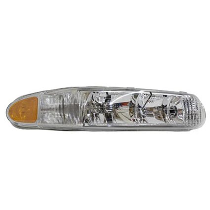 Headlight Assembly Composite Right w/o Bulbs or Sockets w/o Corner Lamp for Buick Century Regal