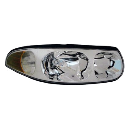 Headlight Assembly Composite Right w/Cornering/Marker Lamp Limited w/Fluted High Beam Surface for Buick LeSabre 2000–2005