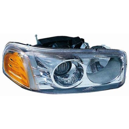 Headlight Assembly Composite Right CAPA for GMC Sierra 1500 Sierra 1500 Classic Yukon Yukon XL 1500