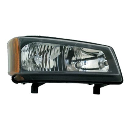 Headlight Assembly Composite Right 1st Design Smooth Bezel CAPA for Chevrolet Silverado 1500 Silverado 1500 Classic Silverado 2500 Silverado 2500 HD Silverado 2500 HD Classic Silverado 3500 Silverado 3500 Classic