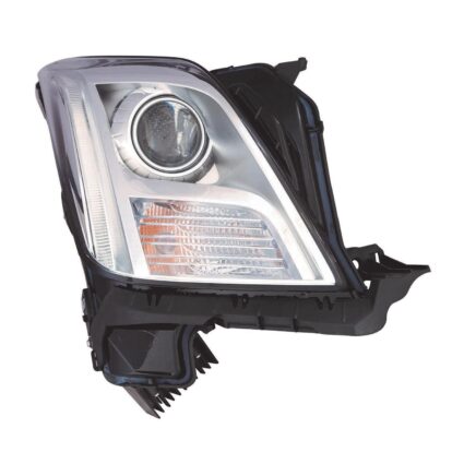 Headlight Assembly Composite Right HID w/o Leveling System w/o Active Lighting CAPA for Cadillac XTS 2013–2017
