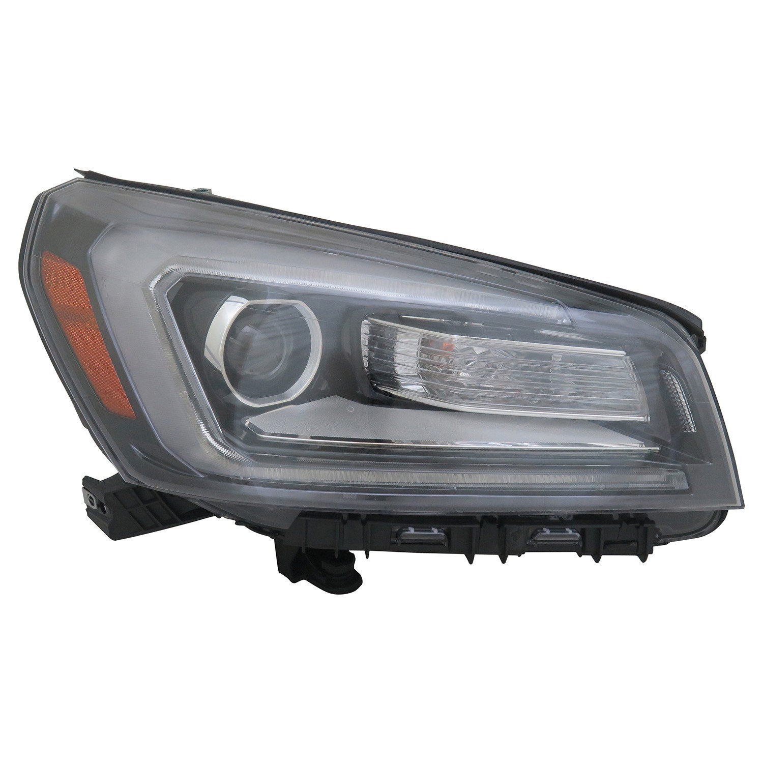 Headlight Assembly Composite Right Halogen w/Control Module CAPA for GMC Acadia 2013–2016