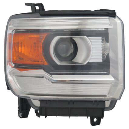 Headlight Assembly Composite Right Halogen CAPA for GMC Sierra 1500 Sierra 2500 HD Sierra 3500 HD