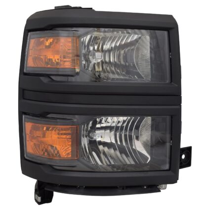 Headlight Assembly Composite Right CAPA for Chevrolet Silverado 1500 LS 2015
